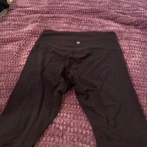 Lululemon align black 23 inch size 10